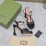 Gucci women high heel 11cm shoes HG23070710