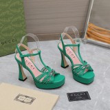 Gucci women high heel 11cm shoes HG23070710