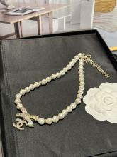 Chanel 1:1 jewelry necklace yy23072412