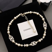 Chanel 1:1 jewelry necklace yy23072418