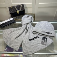 C*hanel Hat and Scarf huamei 230837