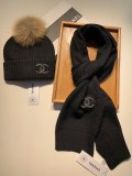 C*hanel Hat and Scarf huamei 230839