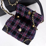 Channnel Original canvas Long Chain Shoulder Handba DJ230902