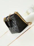 Channnel 2 colors Original Leather Long Chain Shoulder DJ230910