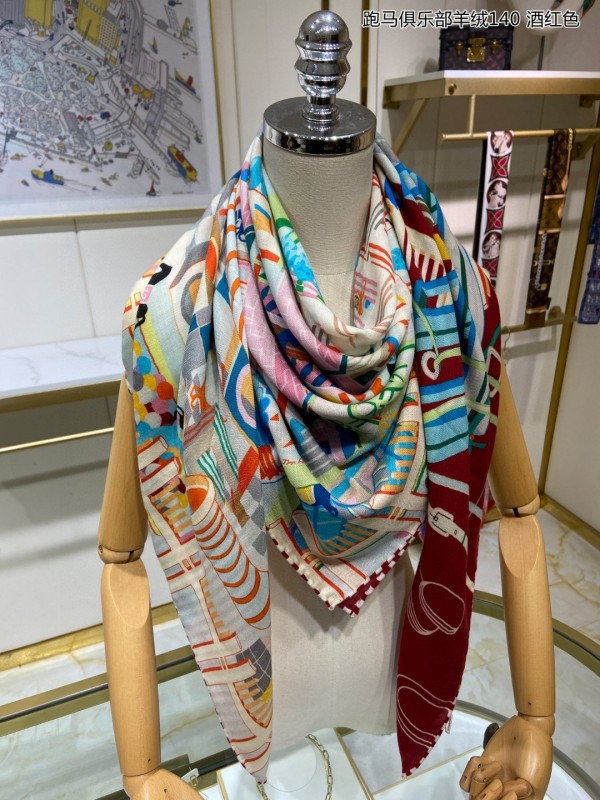 Hermes scarf cashmere 140*140cm AN2310109