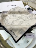 C*HANEL scarf cashmere 140*140CM AN23120557