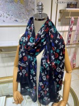 L V Scarf cashmere 110-200CM AN23120525