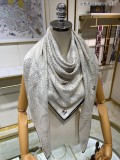 C*HANEL scarf cashmere 140*140CM AN23120557