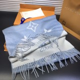 L V Scarf cashmere 45-180CM AN23120523