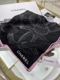 C*HANEL scarf cashmere 140*140CM AN23120557