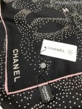 C*HANEL scarf cashmere 140*140CM AN23120557