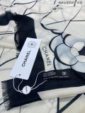 C*HANEL scarf cashmere 140*140CM AN23120728