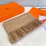 H*ermes Scarf cashmere 32-180CM AN23120715