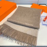 H*ermes Scarf cashmere 32-180CM AN23120715