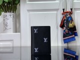 Louis vuitton original Damier Graphite and Epi Brazza wallet MX24010608