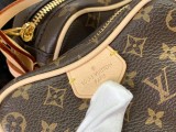 Louis vuitton M46828  monogram the Loop handbag is a half-moon baguette MX24010604