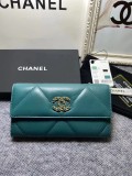 Chanel original grained calfskin black wallet GZ24012114