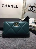 Chanel original grained calfskin black wallet GZ24012115