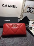 Chanel original grained calfskin black wallet GZ24012115