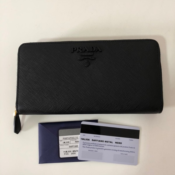 Prada saffiano wallet 1ML506 GZ24012126