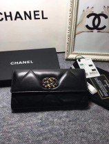 Chanel original grained calfskin black wallet GZ24012114