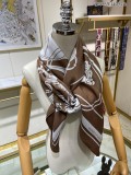 H*ermes scarf cashmere 140*140CM AN24012208