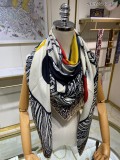 H*ermes scarf cashmere 140*140CM AN24012213