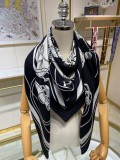 H*ermes scarf cashmere 140*140CM AN24012208