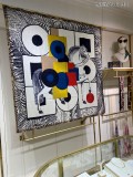 H*ermes scarf cashmere 140*140CM AN24012213