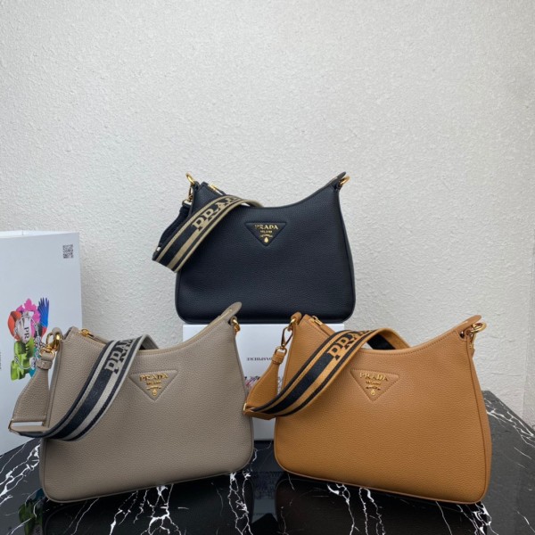 Prada original calfskin Re-Edition hobo bag XM24022609