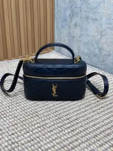 Saint Laurent Original Monogram All Over Small Satchel In Suede bag MTX24030109