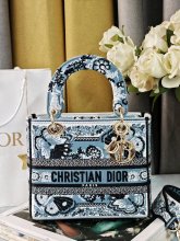 Dior Book Tote bag in embroidered canvas DMZ24032106