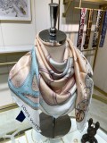 L* V Scarf 90*90cm Silk AN24032703