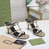 Gucci women high heel 9cm shoes WM24032902