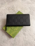 Guccii Leather wallet with bow 771421 GZ24040804