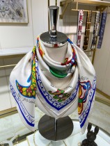 D*IOR Scarf 90-90CM Silk AN24042403