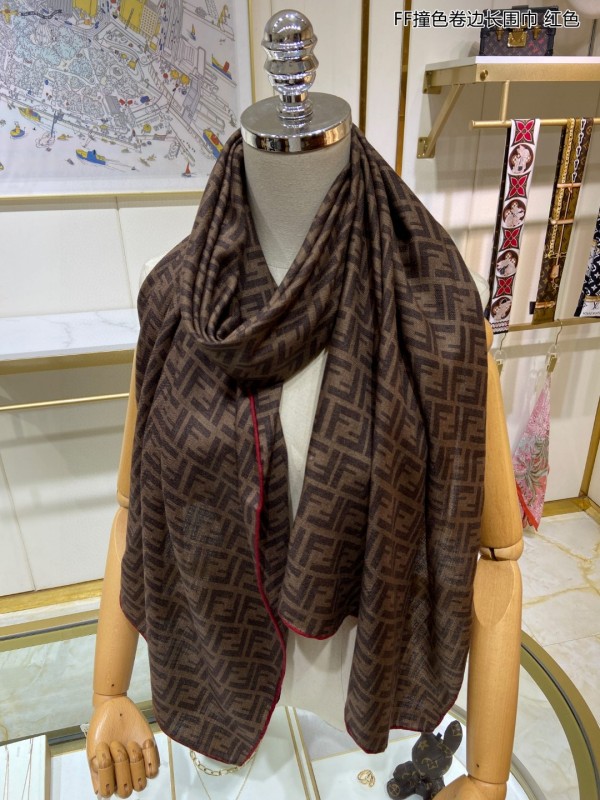 F*ENDI scarf cashmere 65*185CM AN24042409