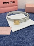 M*IU MIU original belt 2CM MJ24042601