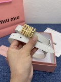 M*IU MIU original belt 2CM MJ24042601