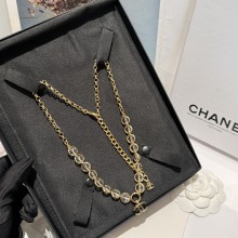 C*hanel 1:1 jewelry necklace yy24060512