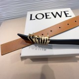 L*OEWE belt 3 colors 2.8CM  LJJ24062016