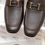 H*ermes Dress shoes leather JBNX 24070503