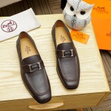 H*ermes Dress shoes leather JBNX 24070503