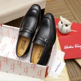 F*erragamo Dress shoes leather JBNX 24070501