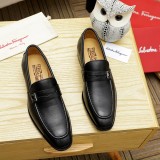 F*erragamo Dress shoes leather JBNX 24070501