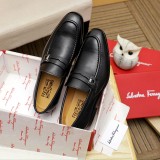 F*erragamo Dress shoes leather JBNX 24070501