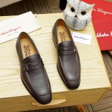 F*erragamo Dress shoes leather JBNX 24070501