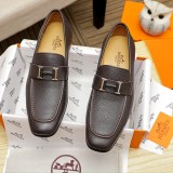 H*ermes Dress shoes leather JBNX 24070503