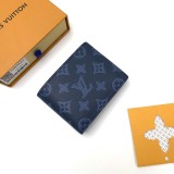 Louis vuitton Monogram Eclipse MULTIPLE wallet M80422 GZ24071604