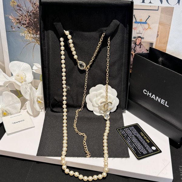 C*HANEL 1：1 Jewelry necklace yy24071911